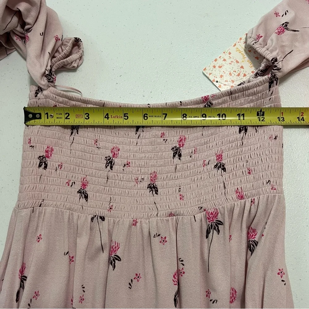 Free People Lana Smocked Blouse